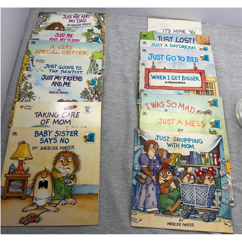 Lot of 15 Mercer Mayer Little Critter Books Golden Look Look Vintage Paperback